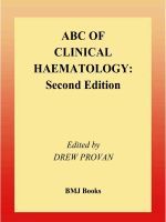 Abc Of Clinical Haematology. 2nd Edition